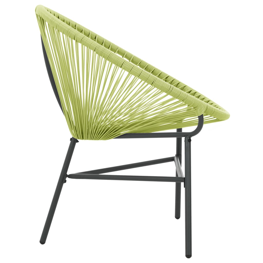 Acapulco-havestol polyrattan grøn