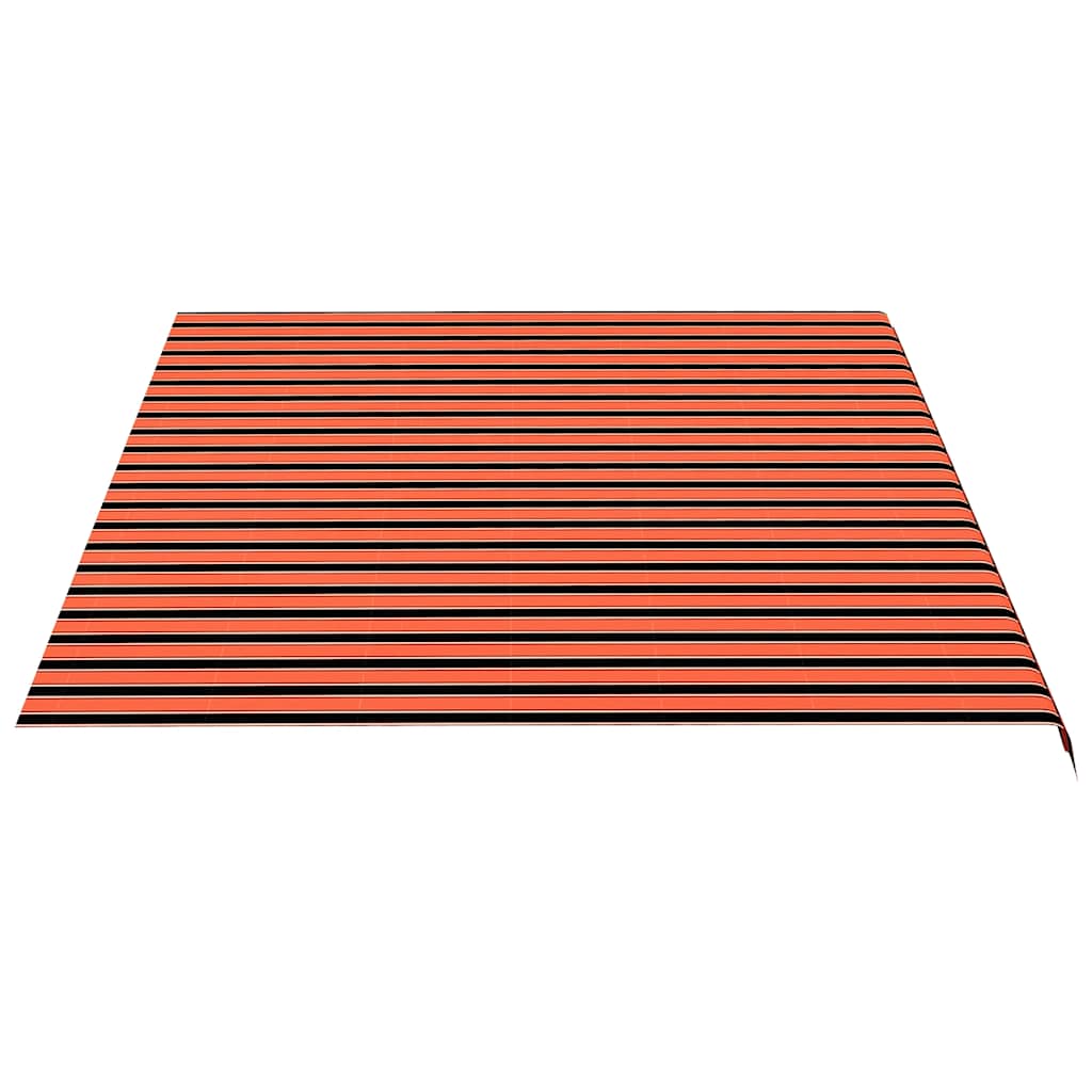 udskiftningsdug til markise 5x3,5 m orange og brun