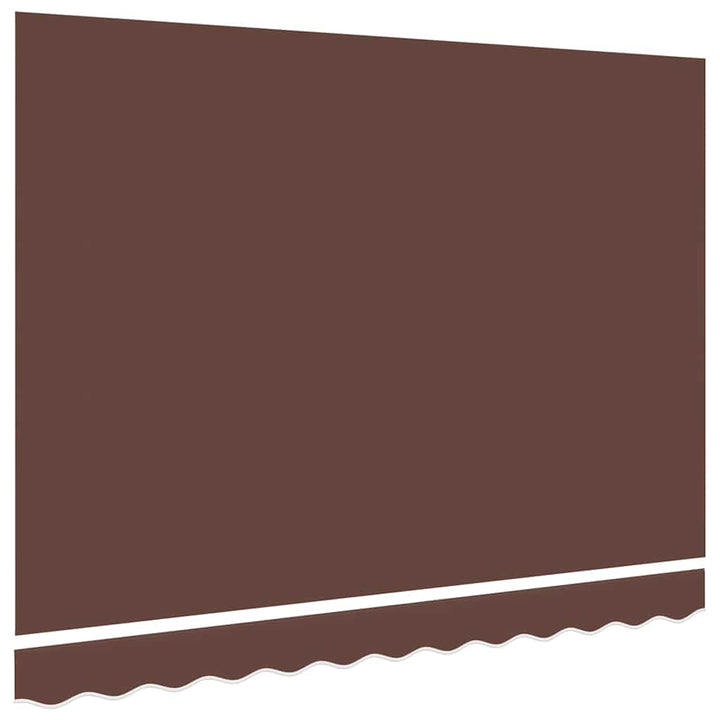 udskiftningsdug til markise 350x250 cm polyester brun