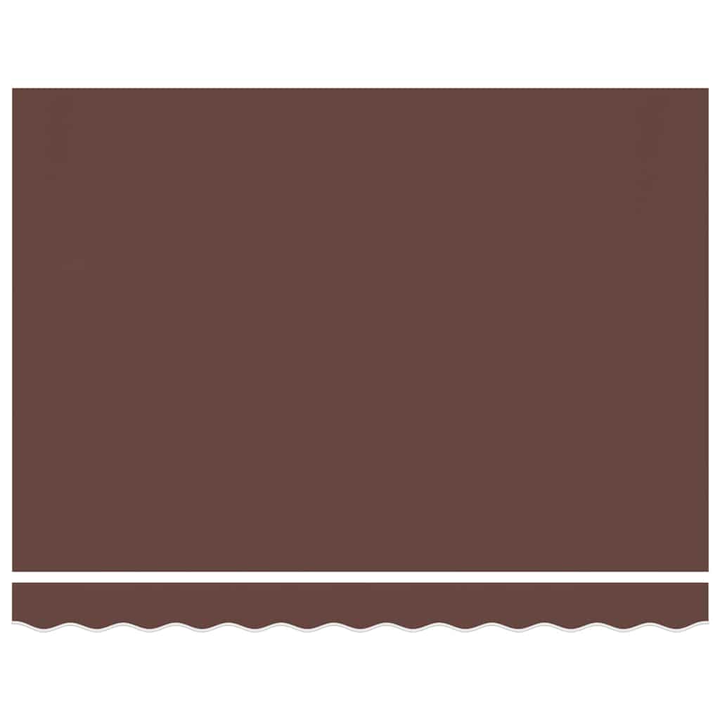 udskiftningsdug til markise 350x250 cm polyester brun