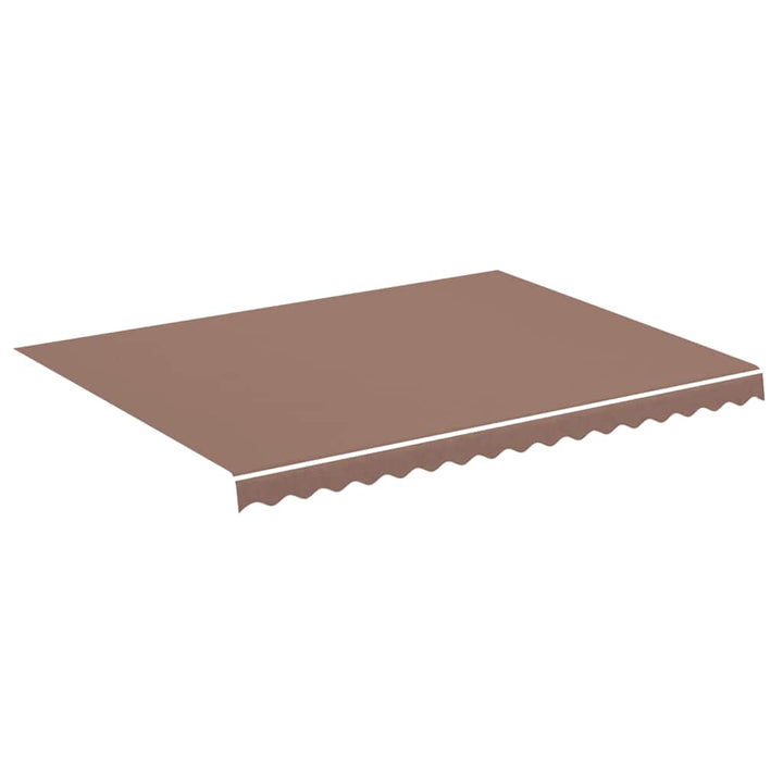 udskiftningsdug til markise 400x300 cm polyester brun