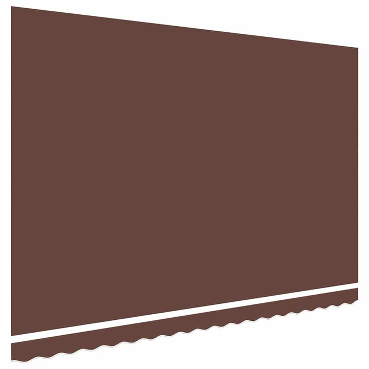 udskiftningsdug til markise 400x300 cm polyester brun