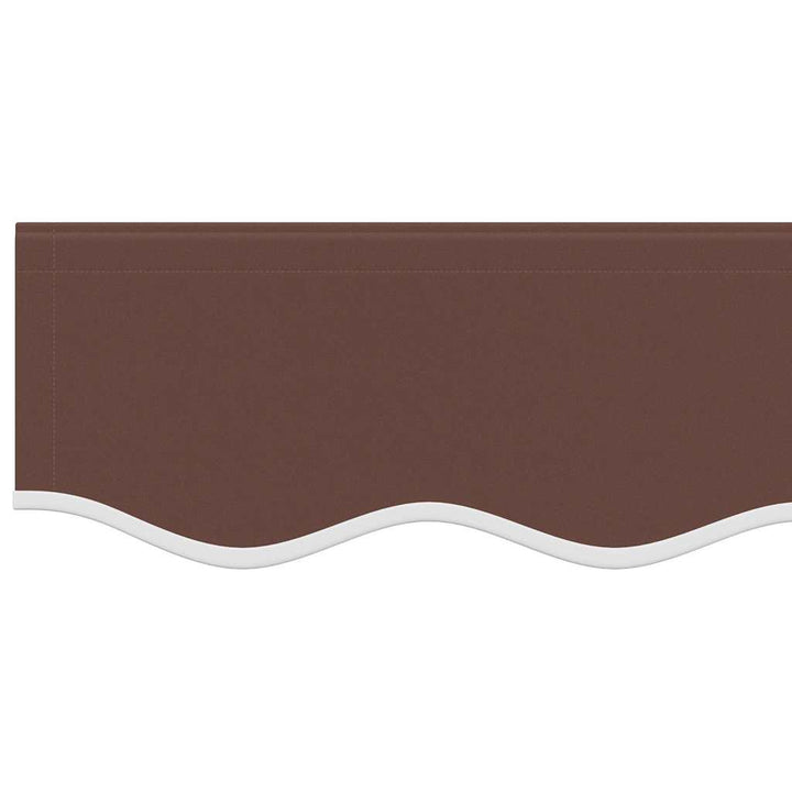 udskiftningsdug til markise 400x300 cm polyester brun