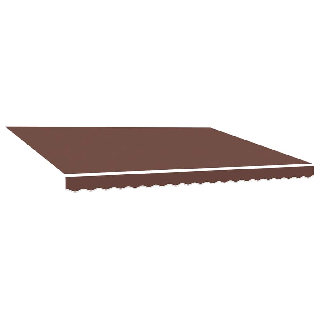 udskiftningsdug til markise 450x300 cm polyester brun