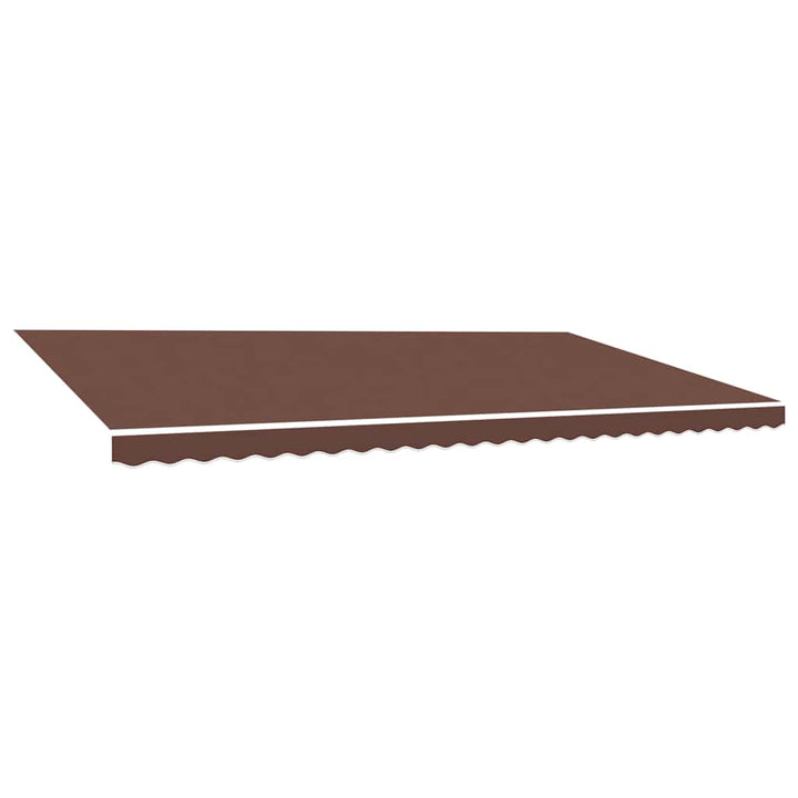 udskiftningsdug til markise 600x300 cm polyester brun
