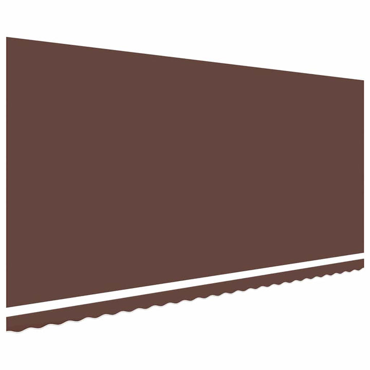 udskiftningsdug til markise 600x350 cm polyester brun