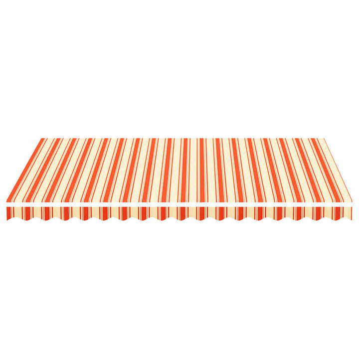 udskiftningsdug til markise 3,5x2,5 m gul og orange