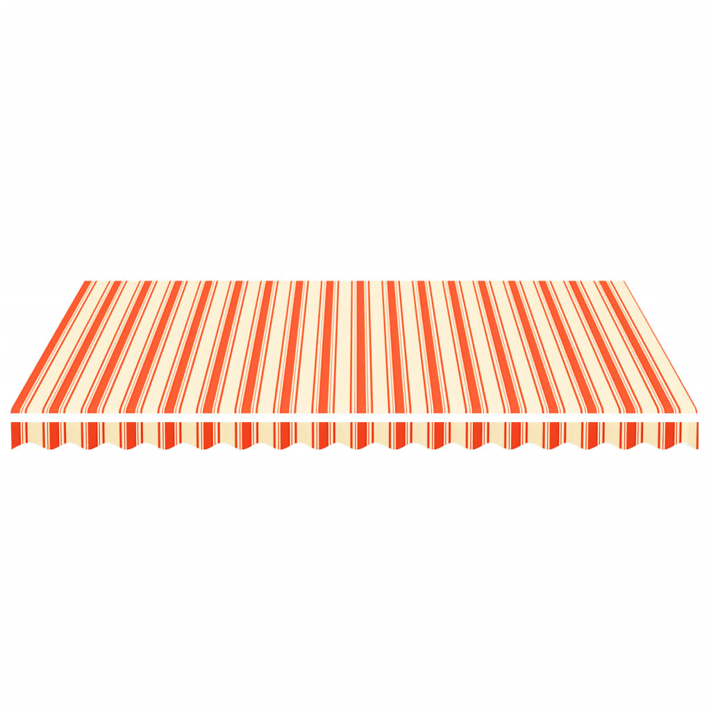 udskiftningsdug til markise 4x3 m gul og orange