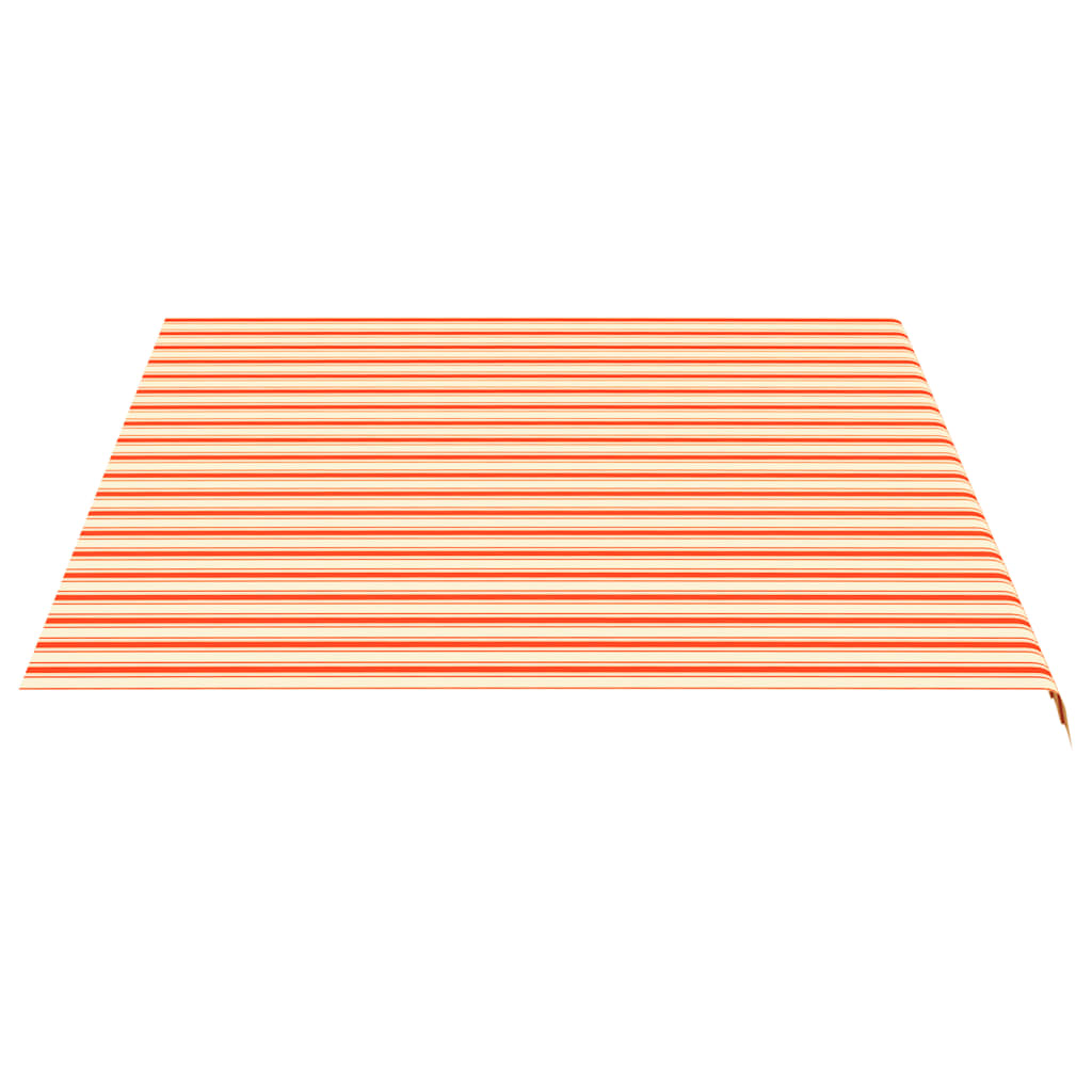 udskiftningsdug til markise 4,5x3,5 m gul og orange