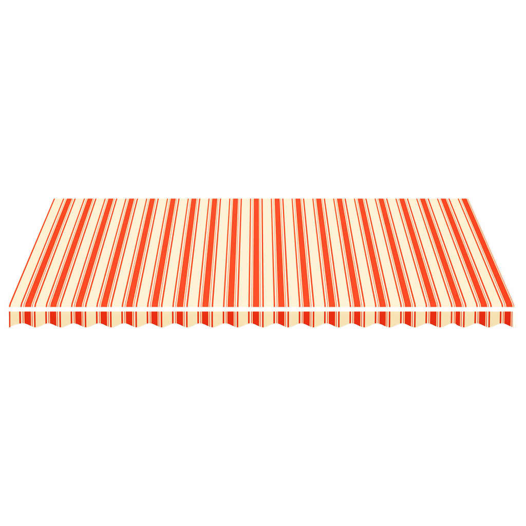 udskiftningsdug til markise 5x3 m gul og orange
