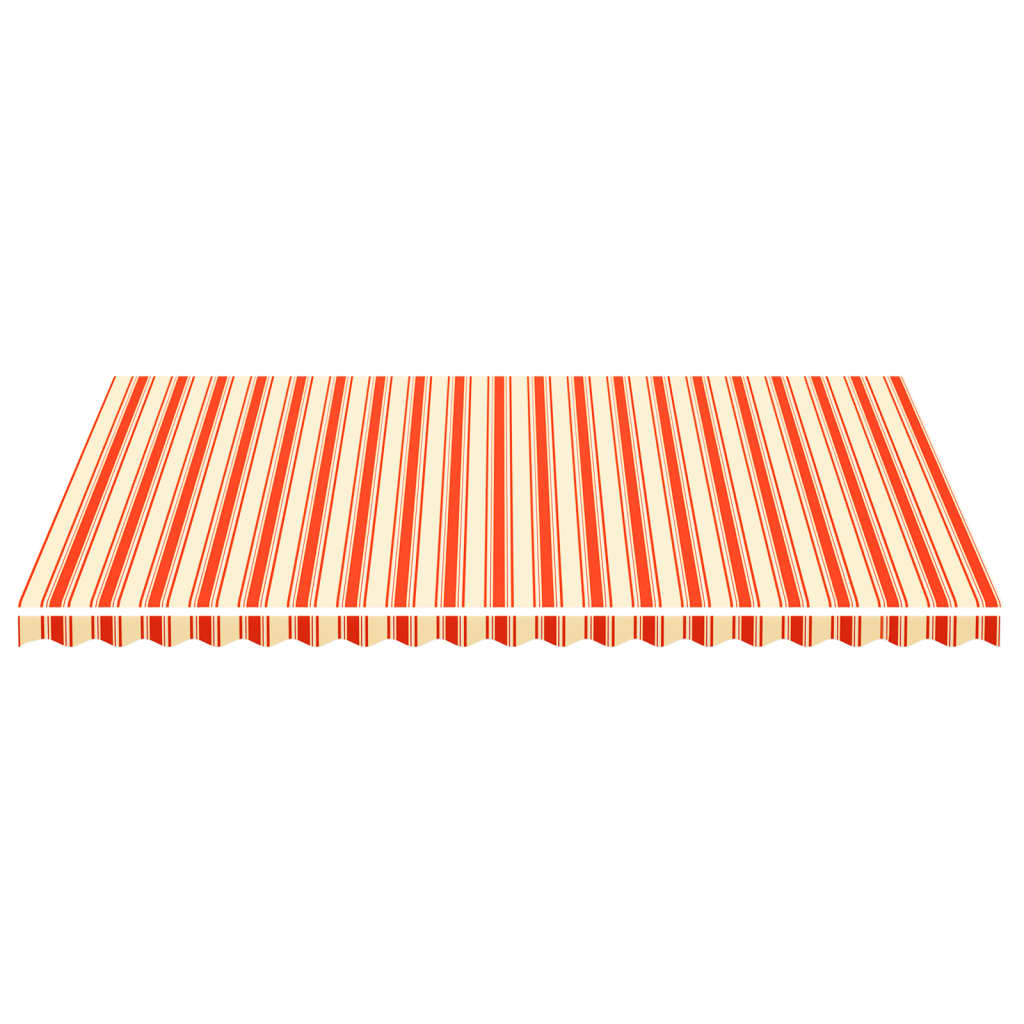 udskiftningsdug til markise 5x3,5 m gul og orange