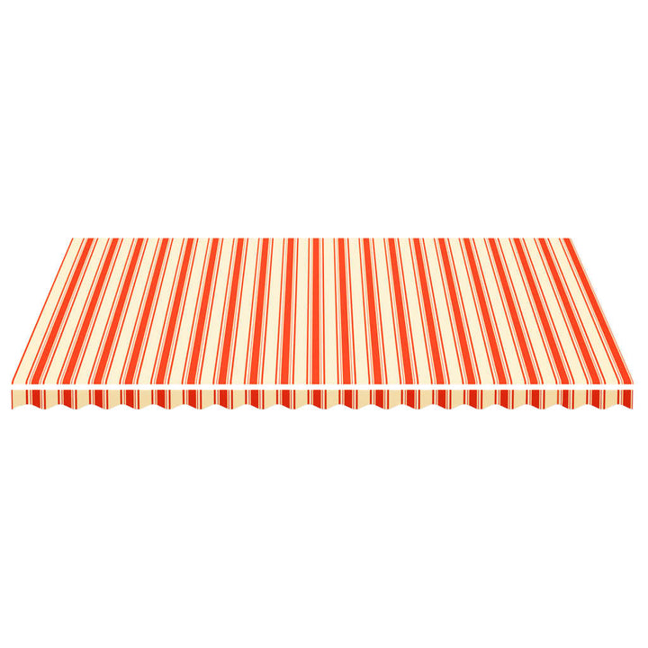 udskiftningsdug til markise 5x3,5 m gul og orange