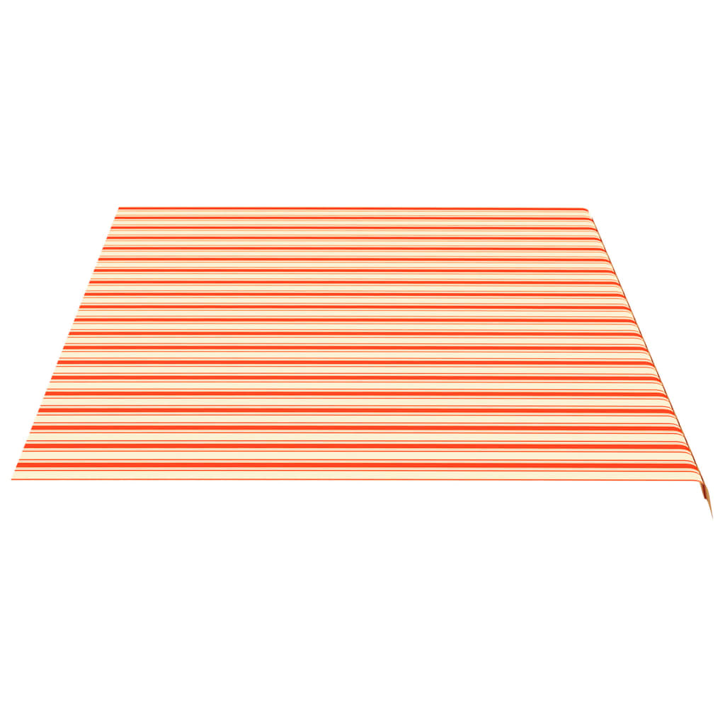 udskiftningsdug til markise 5x3,5 m gul og orange