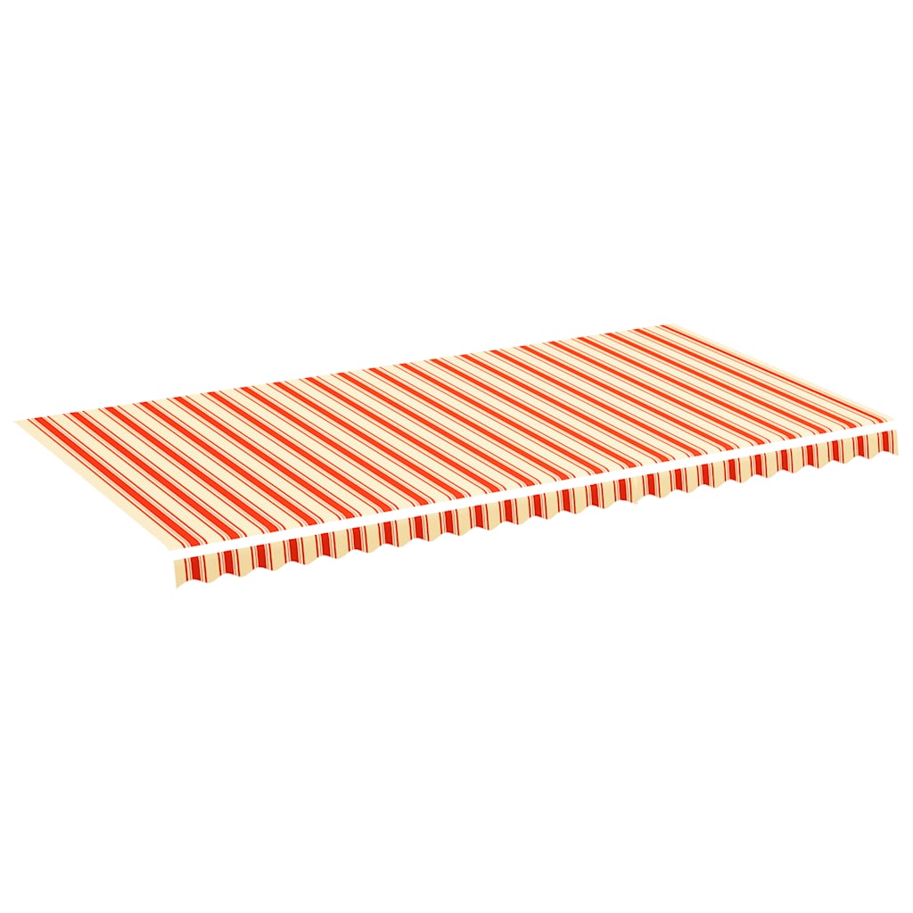 udskiftningsdug til markise 6x3 m gul og orange