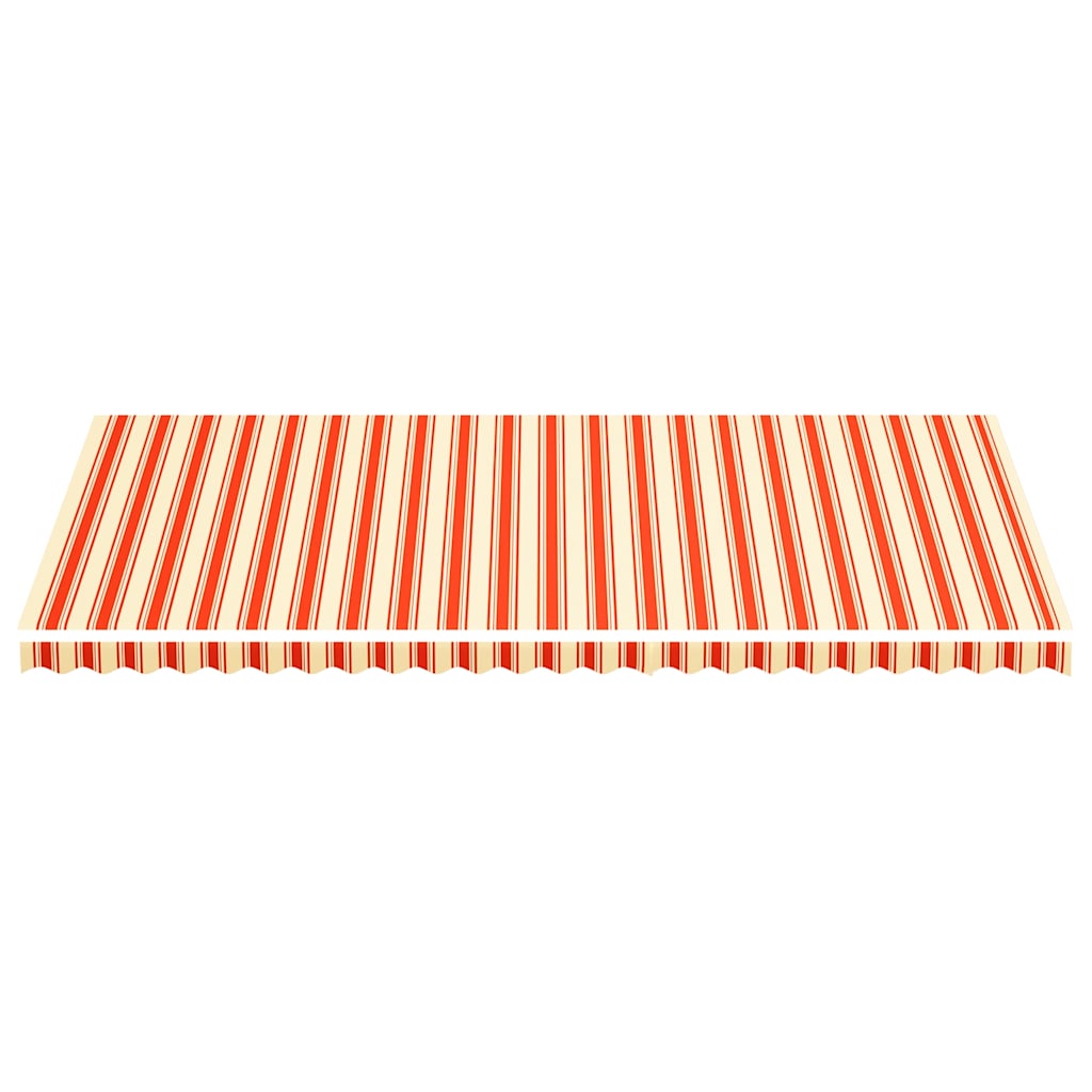 udskiftningsdug til markise 6x3 m gul og orange