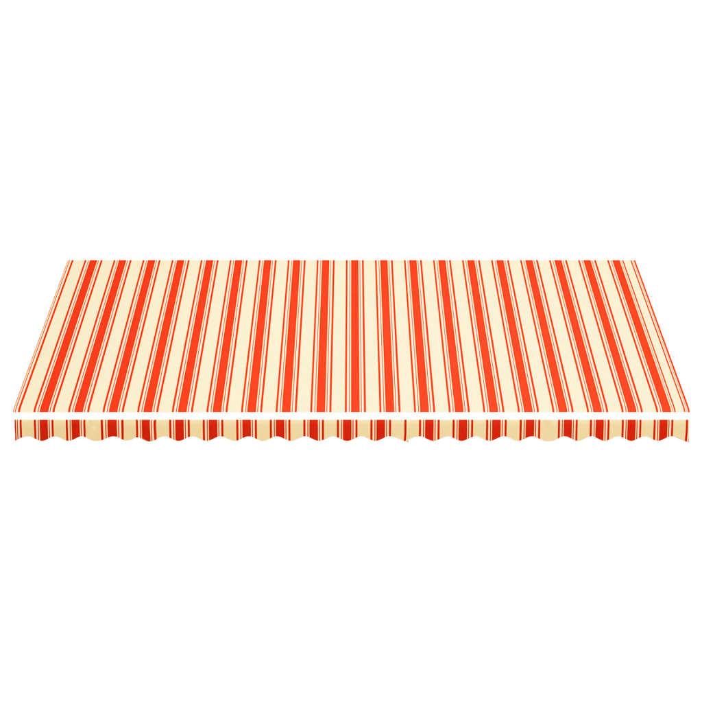 udskiftningsdug til markise 6x3,5 m gul og orange