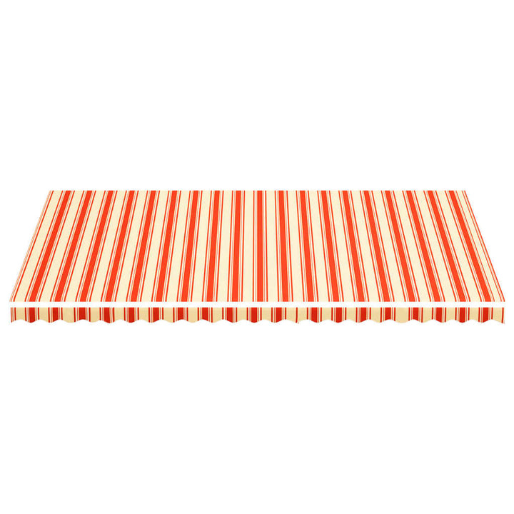 udskiftningsdug til markise 6x3,5 m gul og orange