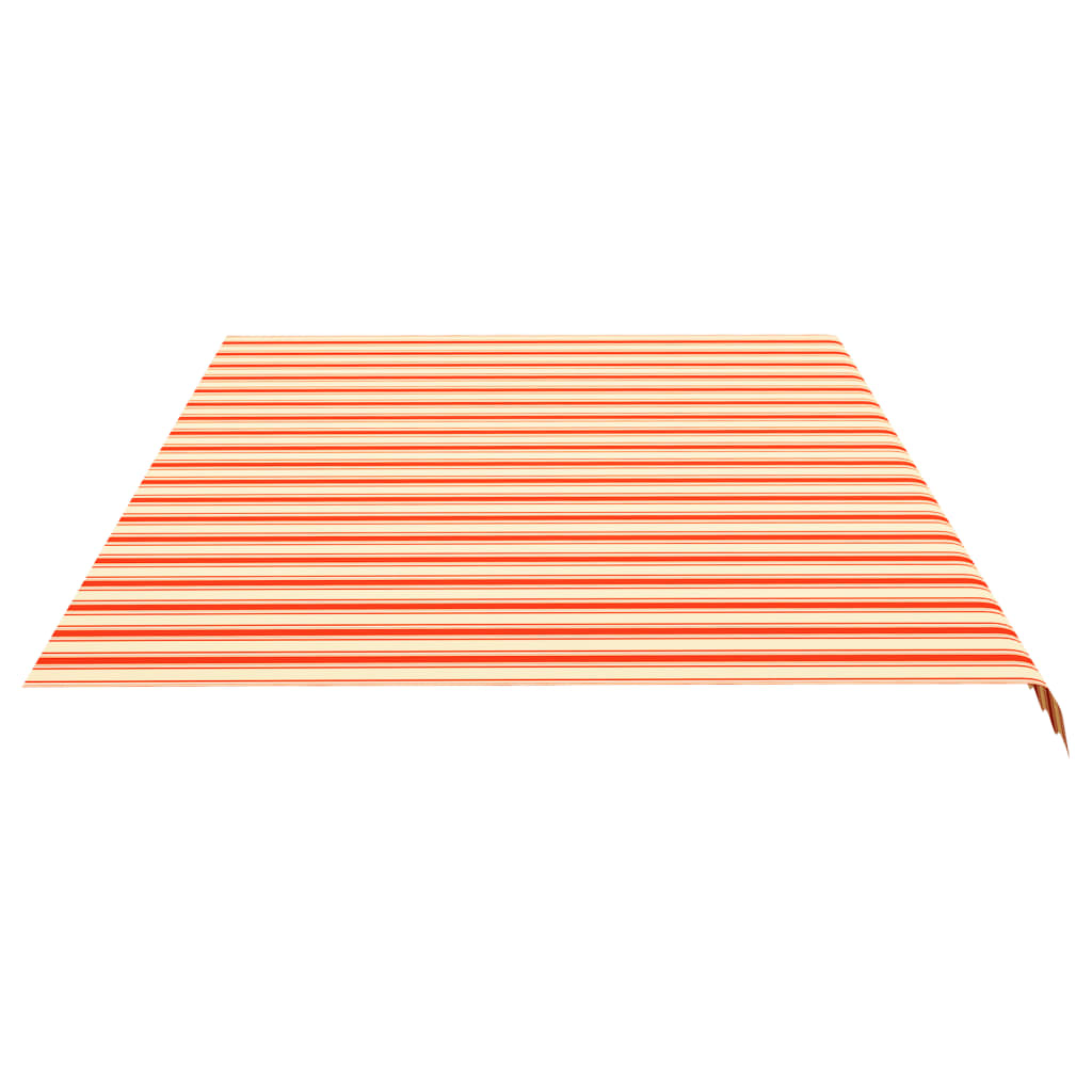 udskiftningsdug til markise 6x3,5 m gul og orange