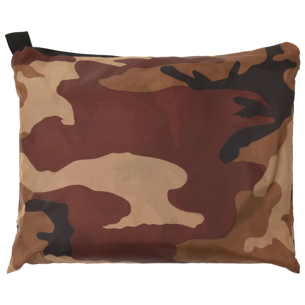 udendørs presenning 4x4 m camouflagefarvet
