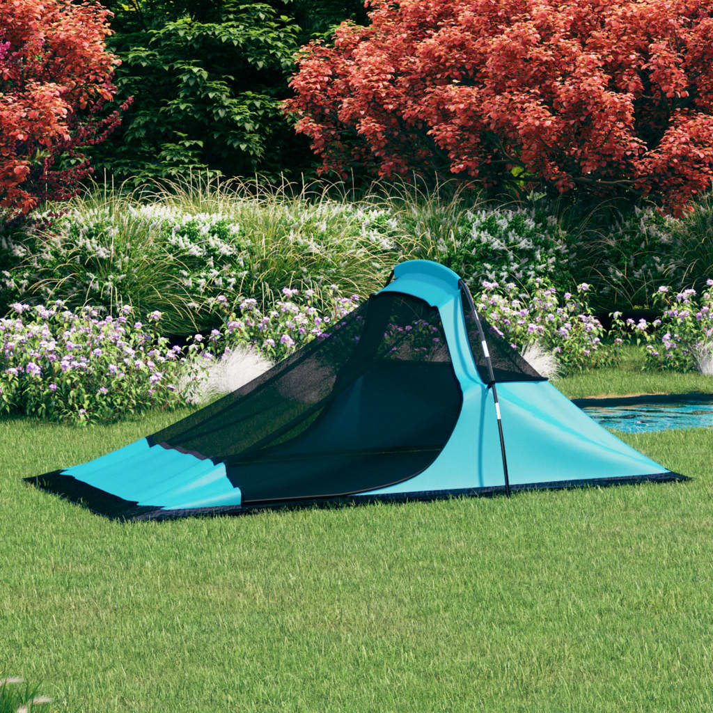 campingtelt 317x240x100 cm blå
