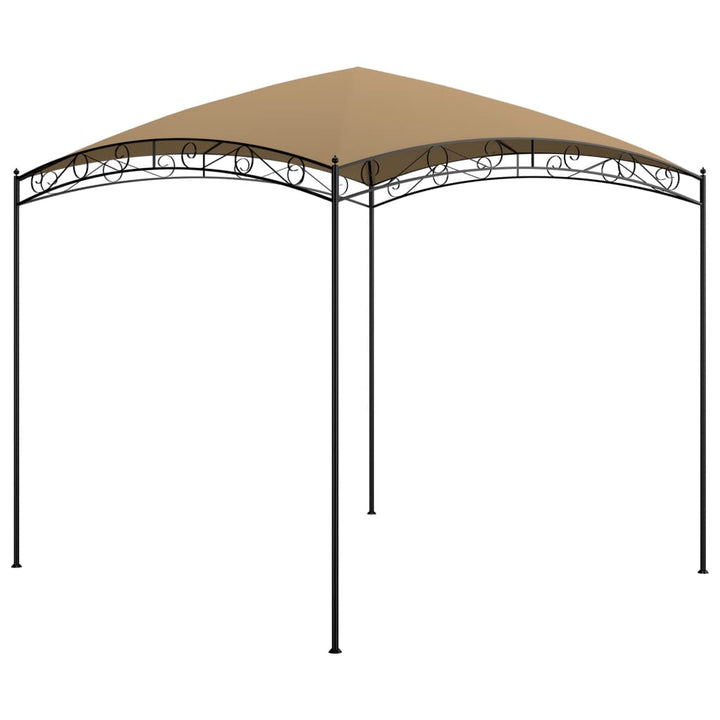 pavillon 3x3x2,65 m 180 g/m² gråbrun