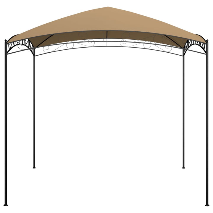 pavillon 3x3x2,65 m 180 g/m² gråbrun