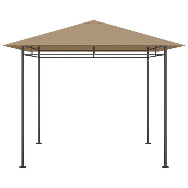 pavillon 3x3x2,7 m 180 g/m² gråbrun