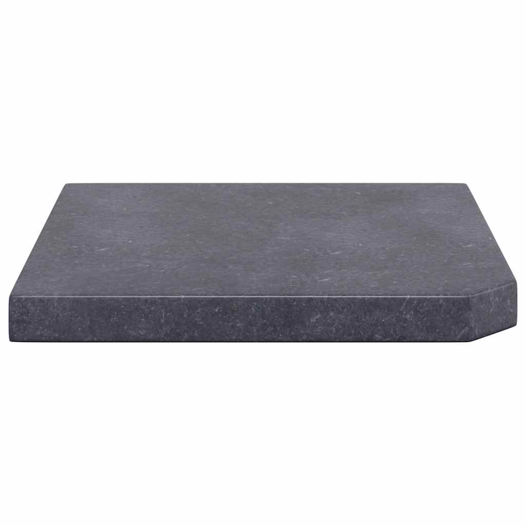 vægtplade til parasol granit 25 kg firkantet sort