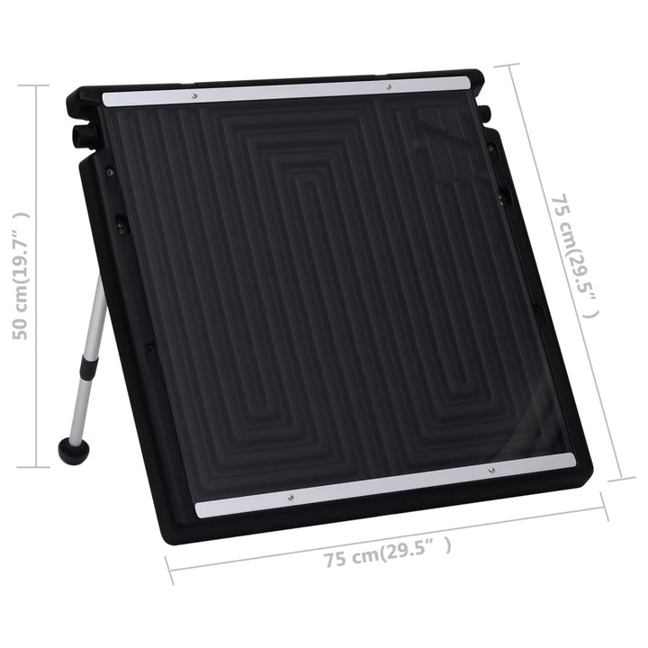 solpanel til pool 75x75 cm