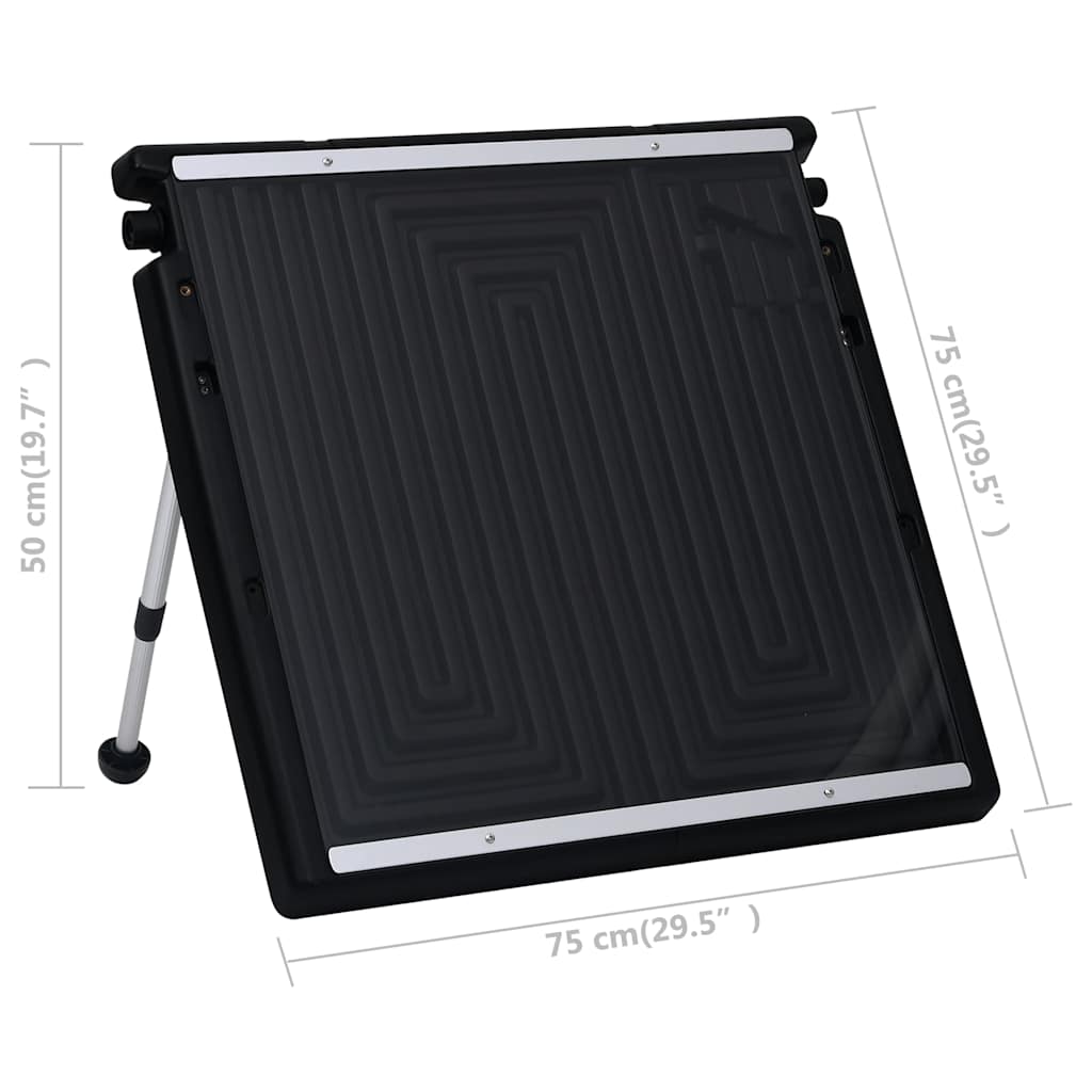 solpanel til pool 75x75 cm