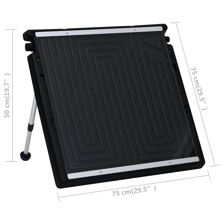 solpanel til pool 75x75 cm