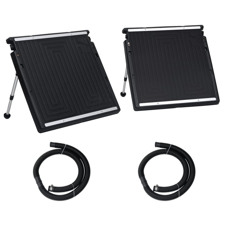 dobbelt solpanel til pool 150x75 cm