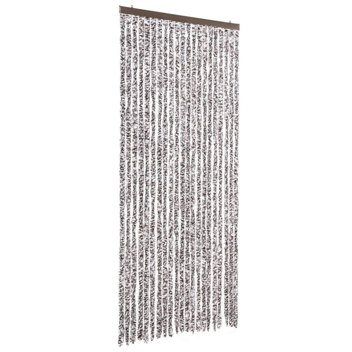 insektgardin 90x200 cm chenille brun og beige