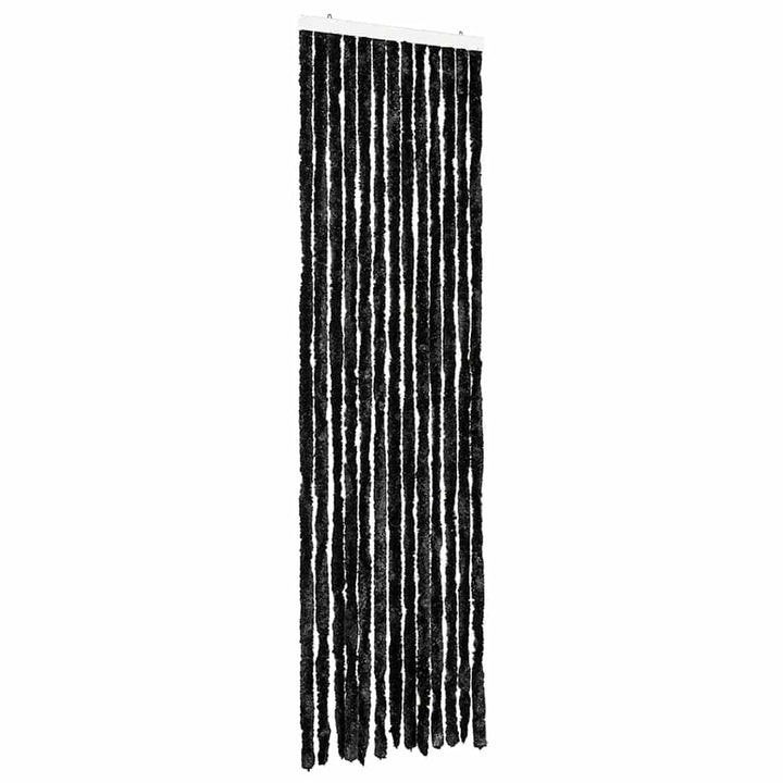 insektgardin 56x200 cm chenille antracitgrå