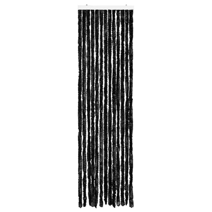 insektgardin 56x200 cm chenille antracitgrå