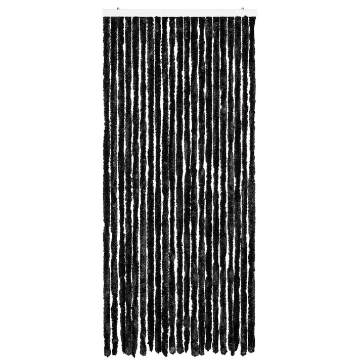 insektgardin 90x200 cm chenille antracitgrå