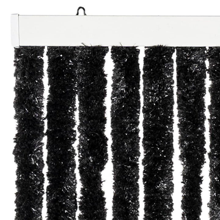 insektgardin 90x200 cm chenille antracitgrå