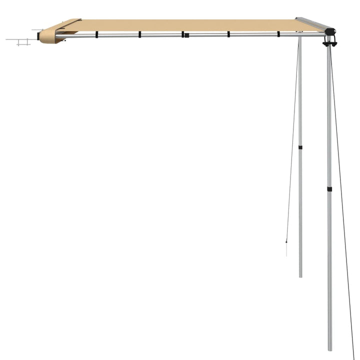 markise til campingvogne 2x2x2,15 m beige