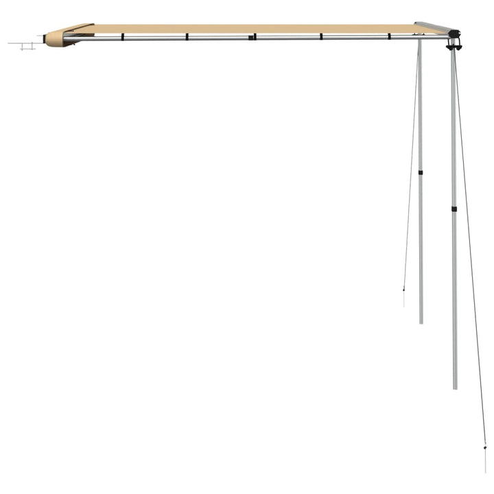markise til campingvogne 2x2,5x2,15 m beige
