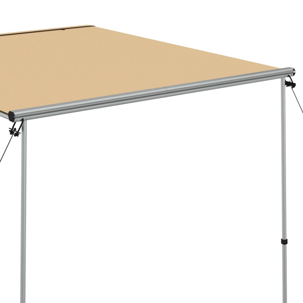 markise til campingvogne 2x2,5x2,15 m beige