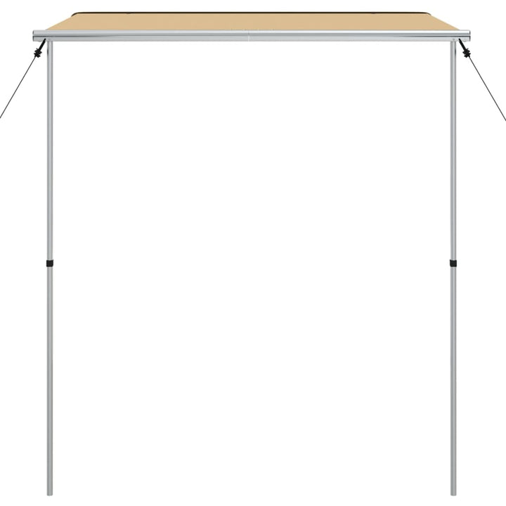 markise til campingvogne 2,4x2x2,15 m beige