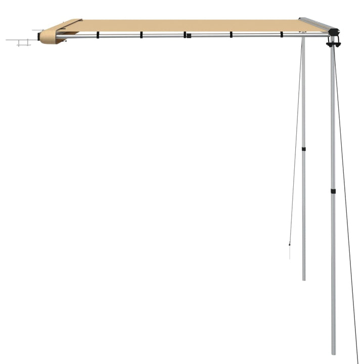 markise til campingvogne 2,4x2x2,15 m beige