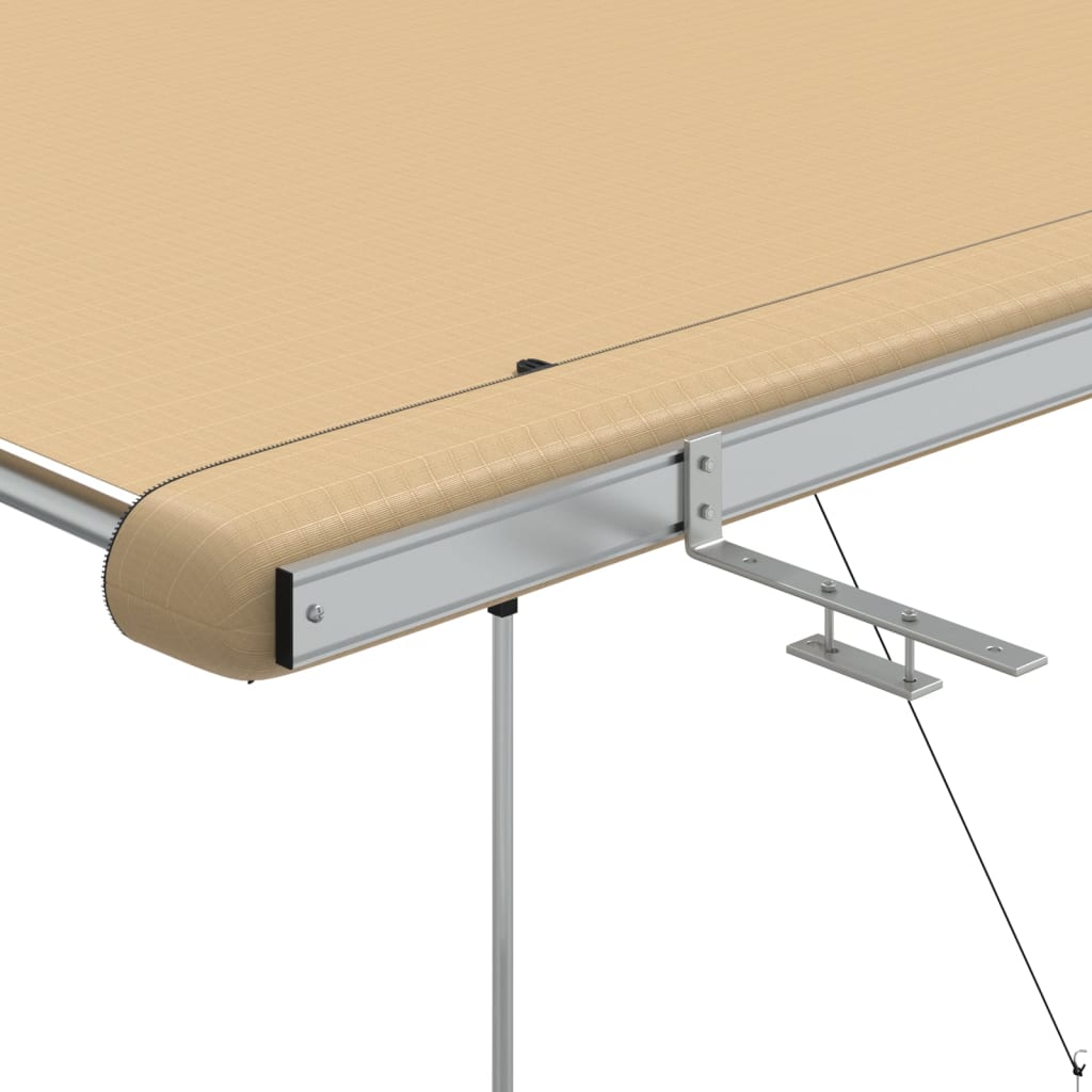 markise til campingvogne 2,4x2x2,15 m beige