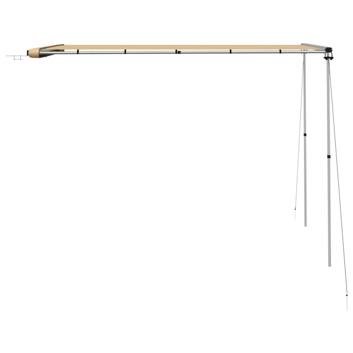 markise til campingvogne 2,4x3x2,15 m beige