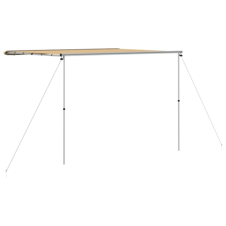solsejl til campingvogn 3x2,5x2,15 m beige