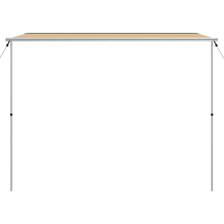 solsejl til campingvogn 3x2,5x2,15 m beige