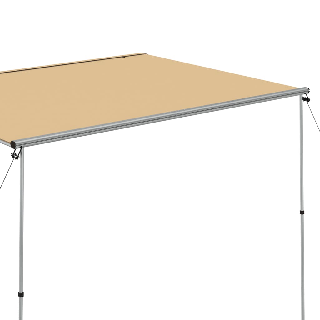 solsejl til campingvogn 3x2,5x2,15 m beige