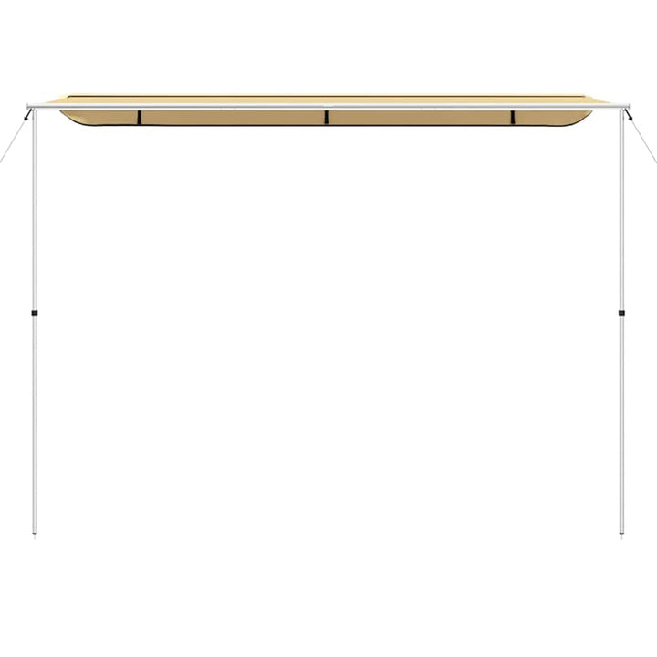 solsejl til campingvogn 3,6x2x2,15 m beige