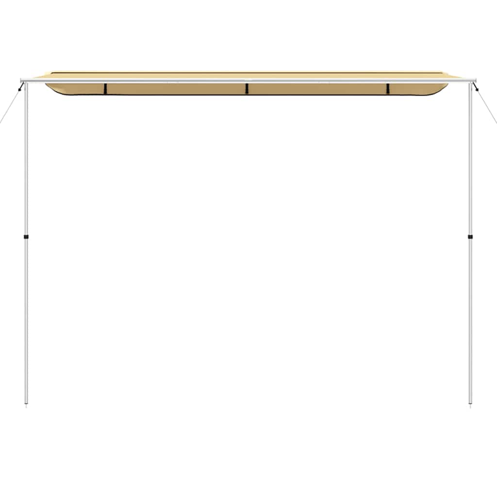 solsejl til campingvogn 3,6x2,5x2,15 m beige