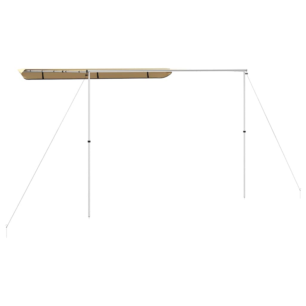 solsejl til campingvogn 4x2,5x2,15 m beige